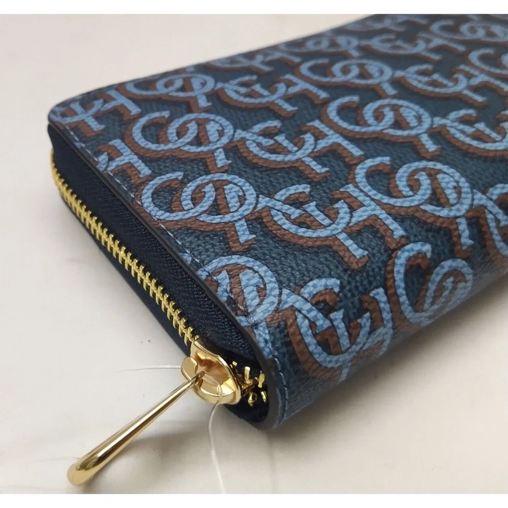 Coach navy monogram